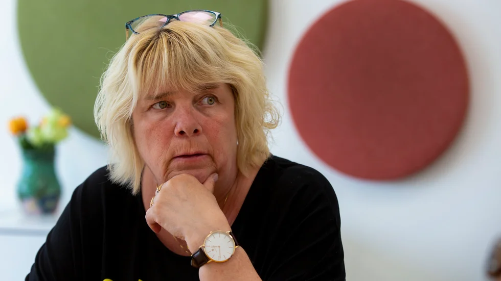 Lena Wiberg, fritidsledare på Frinavets fritidsgård i Navestad, erbjuder krisstöd efter dödsolyckan på Himmelstalund.