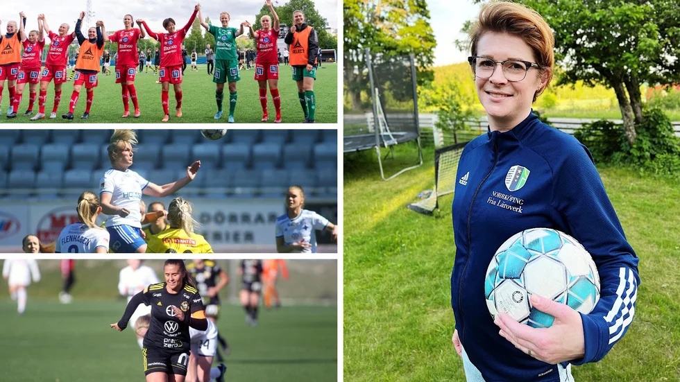 Sandra Landberg Heikne spelade i flera av de bästa klubbarna i länet.