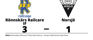 Rönnskärs Railcare IF segrade mot Norsjö på hemmaplan