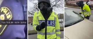 Vittne såg ungdomar med polisarmbindlar efter upploppen: "De såg uppspelta ut" – Se filmerna