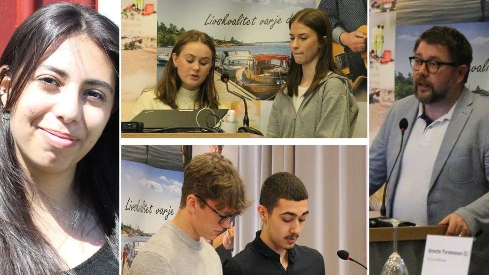 Elianoor Sobh vill ha fler insynsskyddade duschar i omklädningsrummen. Hon, Inez Karlsson och Gabriella Johansson samt Dzenis Omeragic och Viggo Rutfjäll var några av dem som presenterade sina motioner. Dan Nilsson (S) fick svara på flera.