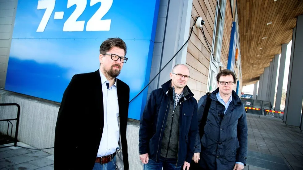 Richard Hedsand, Coop Gotland, Magnus Köhler, Ingenjörsfirman M. Gustafsson Kalmar, och Jan Eriksson, Coop fastigheter.