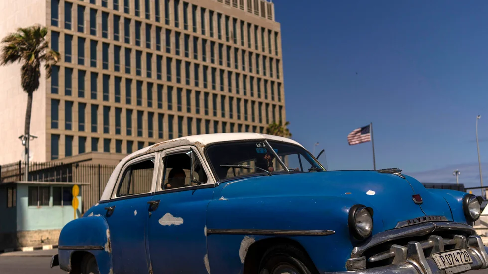 USA:s ambassad i Havanna. Arkivbild.