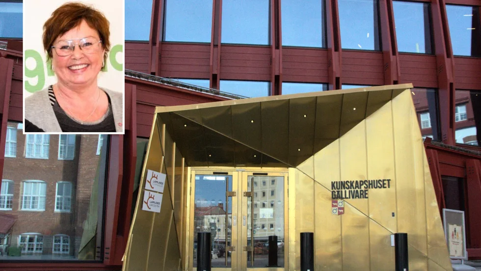 Kommunalrådet Birgitta Larsson (S) leder en kommun som satsar på jobb, utbildning och utveckling. Det nya Kunskapshuset, en prisbelönt byggnad, är en av många stora framtidsinvesteringar i Gällivare.