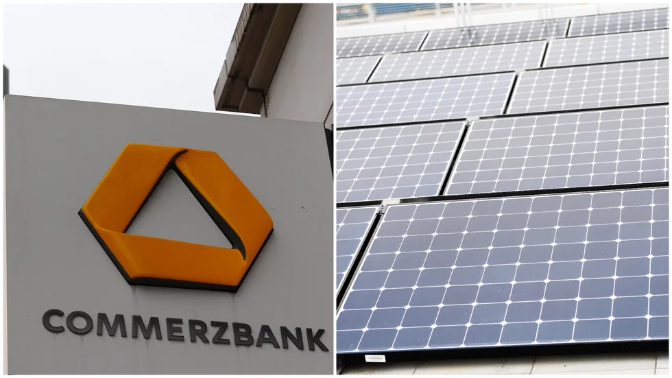 Ett av den tyska storbanken Commerzbanks bolag köper rättigheterna till att bygga en solcellspark i Arvidsbo utanför Tierp.