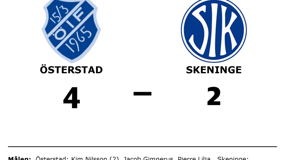 Österstads IF vann mot Skeninge IK