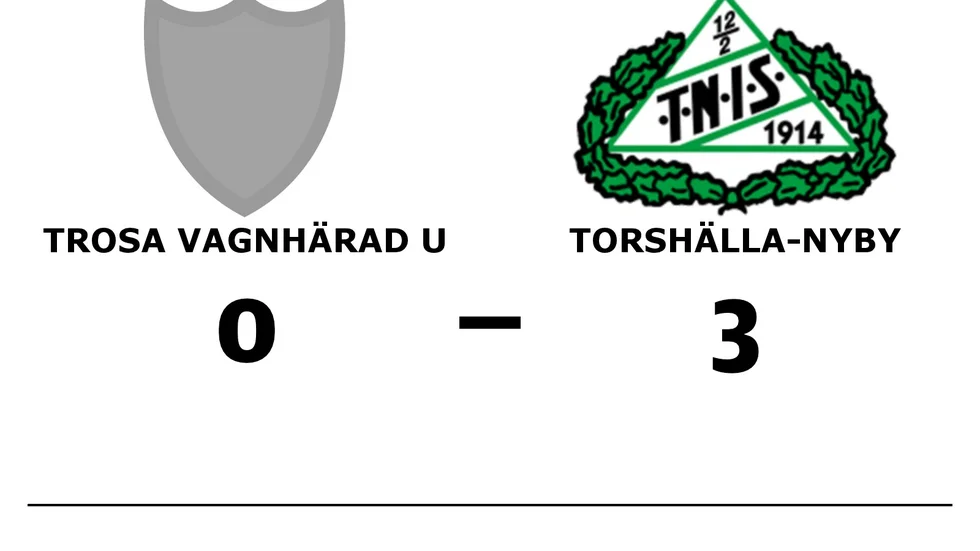 Trosa-Vagnhärad SK U förlorade mot Torshälla-Nyby IS