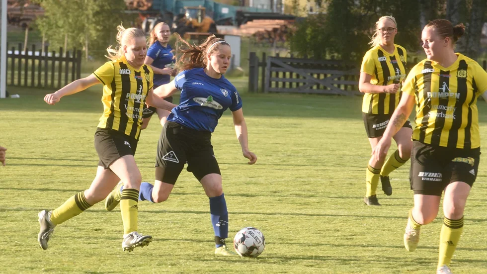 Louise Andersson från Frödinge tar plats i anfallet i Elvan.