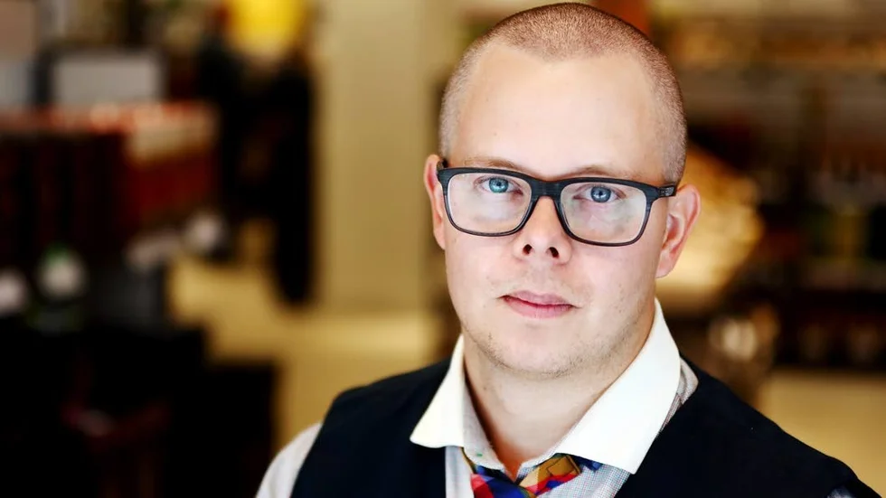 Christoffer Tardell, butikschef på Systembolaget Kungsgatan i Eskilstuna.