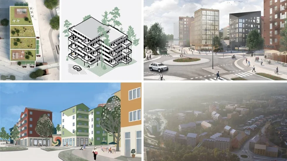 Arkitektförslagen ska inte tävla mot varandra, utan tillsammans och var för sig inspirera till tankar om hur vattentornshöjden kan bebyggas.