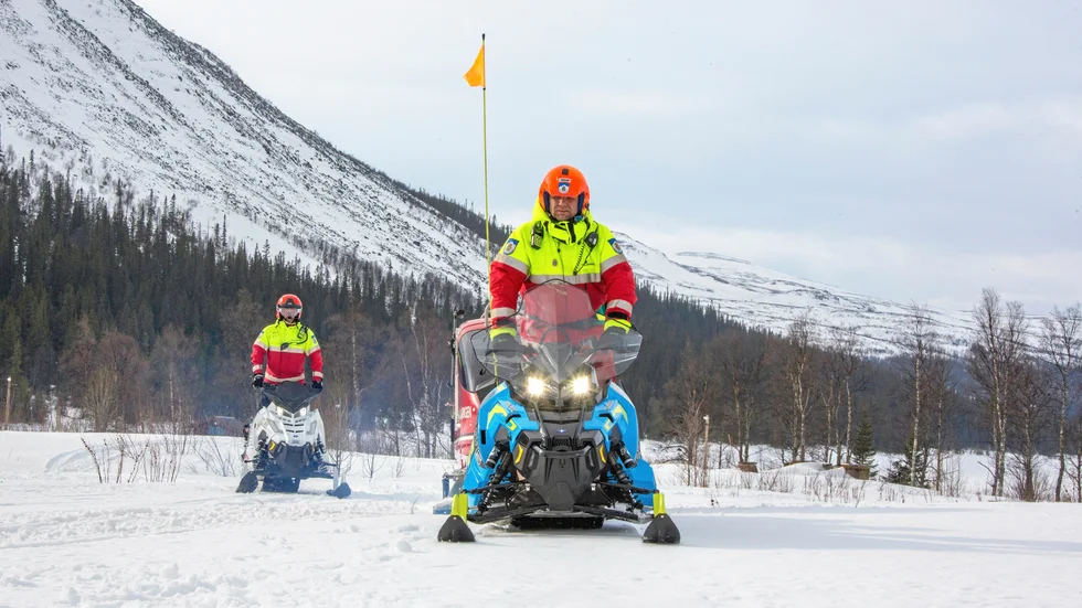 Tolv personer på fjälltur blev nödställda i över ett dygn. Arkivbild.