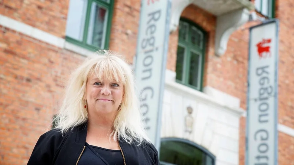 Regionstyrelseordförande. Meit Fohlin.