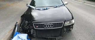 Bilstök i Visby – brand och kvaddning