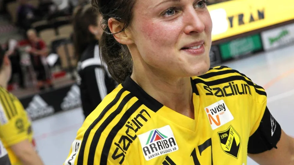 Lagkaptenen Anna Jakobsson.