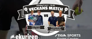 Propagandapadel när Forslöf/Mathisen mötte Hörnell/Holmström – se matchen här