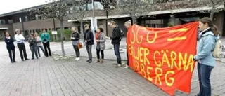 Uppsalaprotest för Ojnareskogen:
"SGU vänder kappan efter vinden"