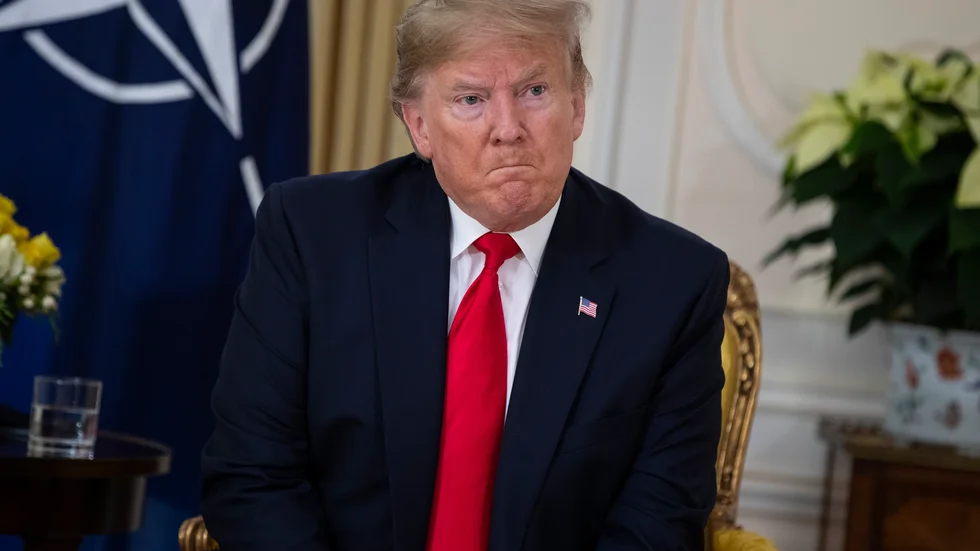 Donald Trump i samtal om Nato under sin tid som president.