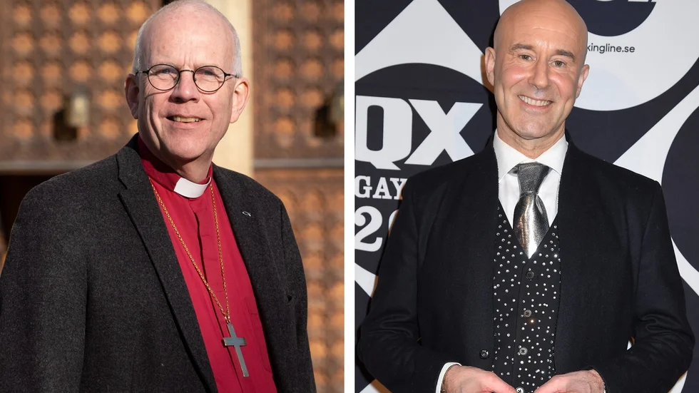 Martin Modéus, biskop i LInköpings stift, blir utfrågad av Mark Levengood. 