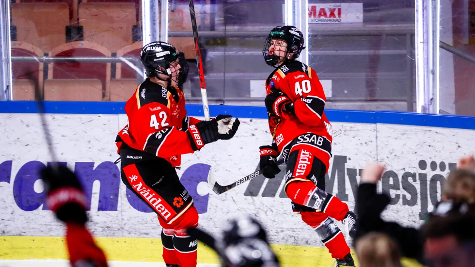 Viivi Vainikka och Noora Tulus Luleå Hockey/MSSK MSSK.