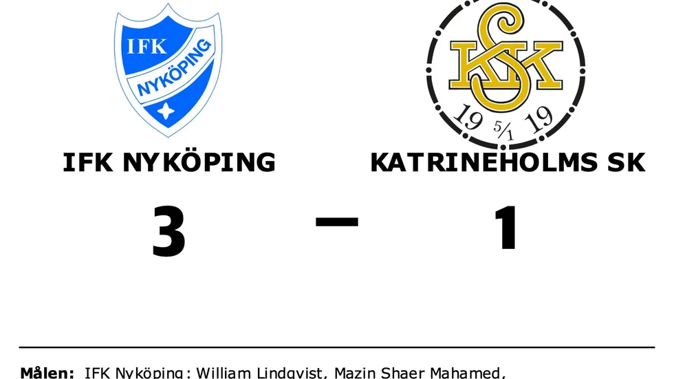 IFK Nyköping vann mot Katrineholms SK FK