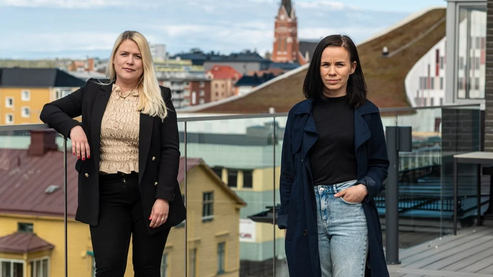 Veronika Johansson, Kommunikationschef på Galären och Jonna Valikainen, producent på Lule Stassteater. 