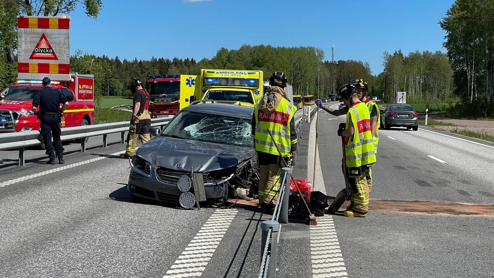 Singelolycka mellan Gimo och Alunda.
