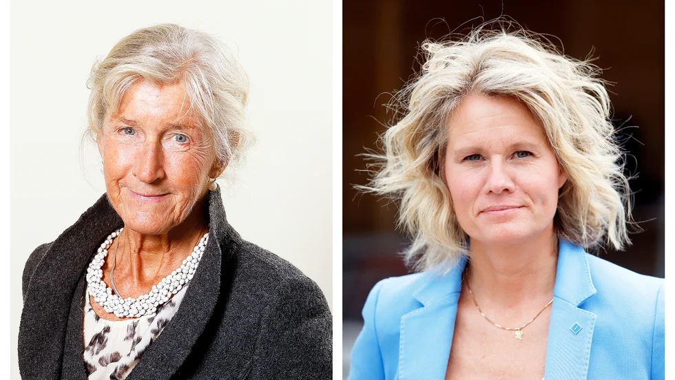 Catharina De Geer och Pia Steensland från Kristdemokraterna vill se en dokumentation om Strängnäs kulturmiljö.