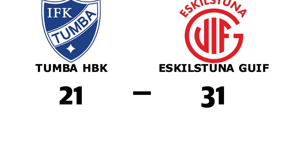 Tumba HBK förlorade mot Eskilstuna Guif