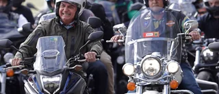 Bolsonaro virustrotsar i motorcykelparad
