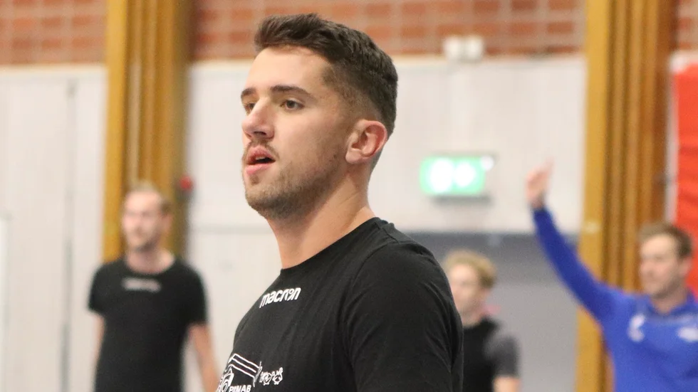 Chris Kayser var en av VVK:s bästa spelare i 3-0-segern mot Örkelljunga. Nu väntar Södertelge borta, tredje matchen på åtta dagar för VVK.