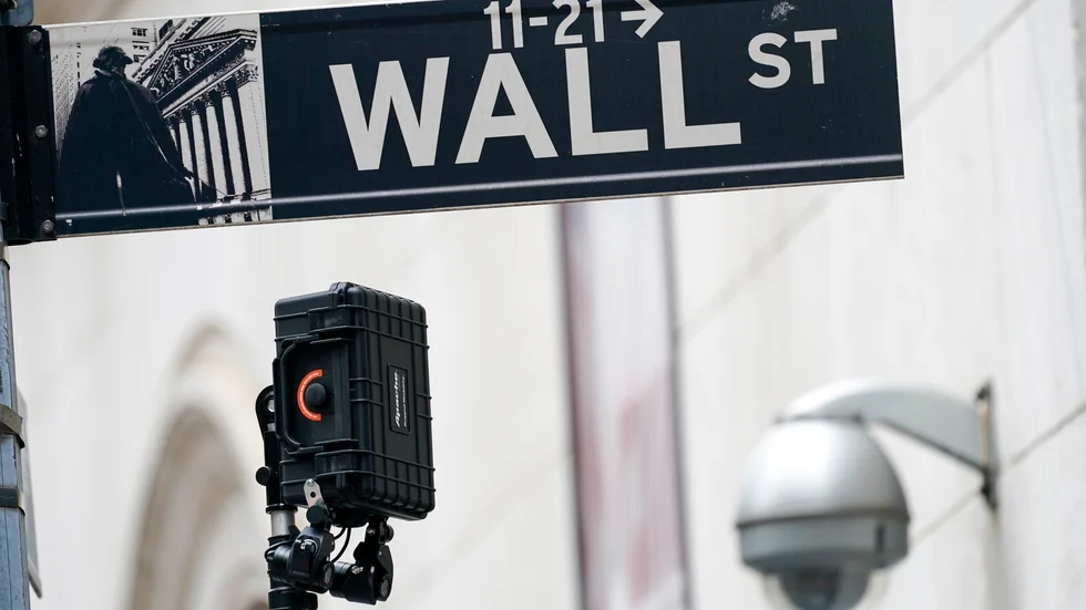 Handelsveckan inleddes nedåt på Wall Street. Arkivbild.