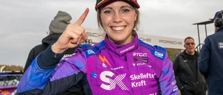Första kvinnan att ta STCC-medalj