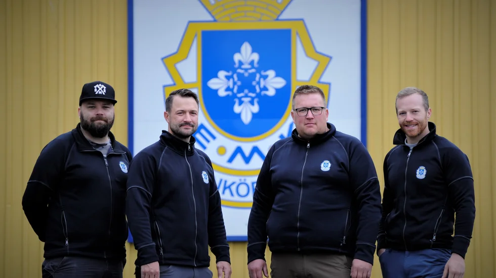 Bredsladden blir första DM-deltävlingen i 2022 års serie. På bilden: Jesper Bernström, Andreas Johansson Hovind, Jonas Hovind och Oskar Larsson