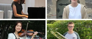 Unga musiker får sina stipendier vid konsert