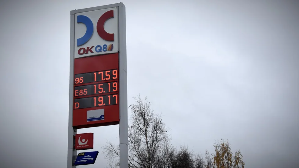 Dieselpriset har passerat 19 kronor per liter. 