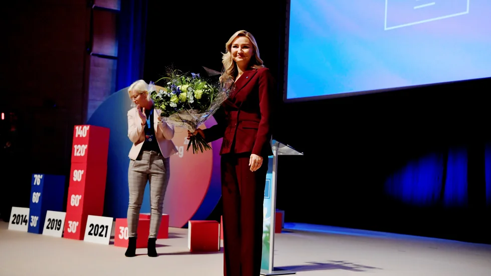 Vill blicka framåt. Kristdemokraternas Ebba Busch inledde partiets riksting i Norrköping, som hålls i helgen.