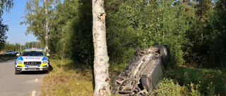Larm om singelolycka i Gamla Falmark