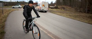 Hon vill ha cykelväg: “Jag hade tur som inte skadades”