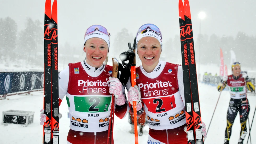 Jonna Sundling och Emma Ribom ordnade SM-guldet till Piteå Elit SK.