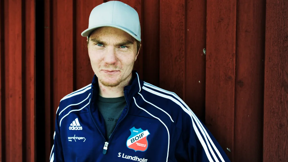 Simon Lundholm gjorde två av målen för BOIF.