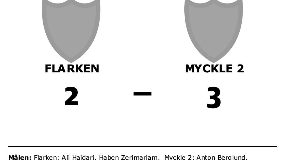 Flarken förlorade mot Myckle 2