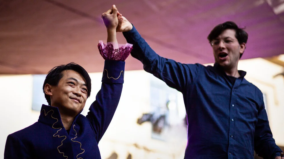 David Huang och Christian Karlsen är taggade. Pressbild.
