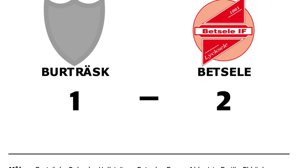 Burträsk förlorade mot Betsele