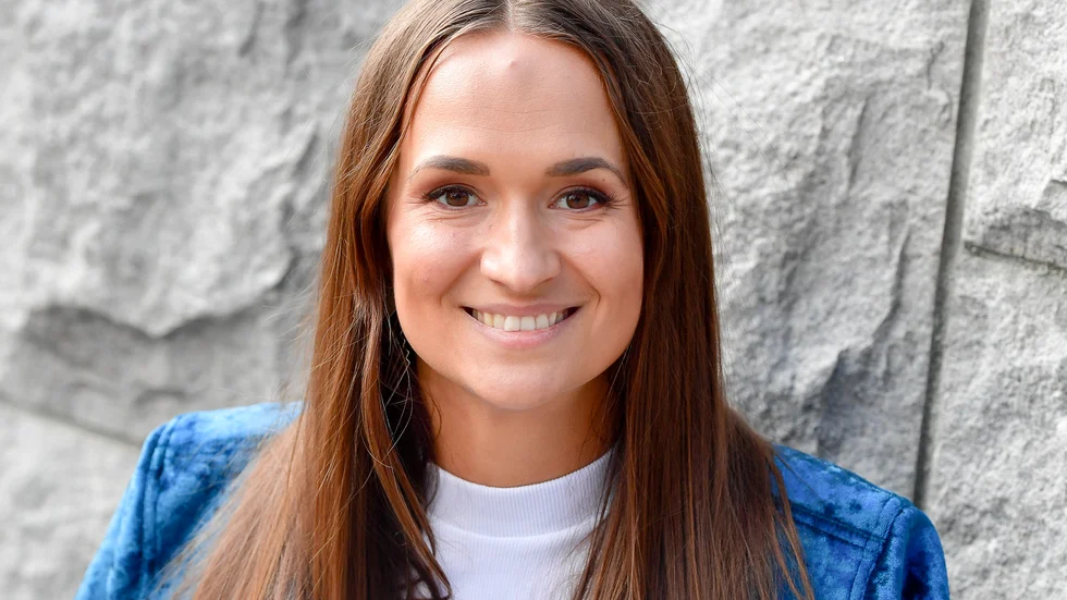 Bianca Kronlöf skriver bok. Arkivbild.