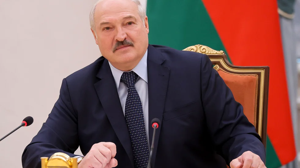 Belarus president Aleksandr Lukasjenko har kritiserats sedan ett passagerarplan tvingades ned i Minsk. Arkivbild.