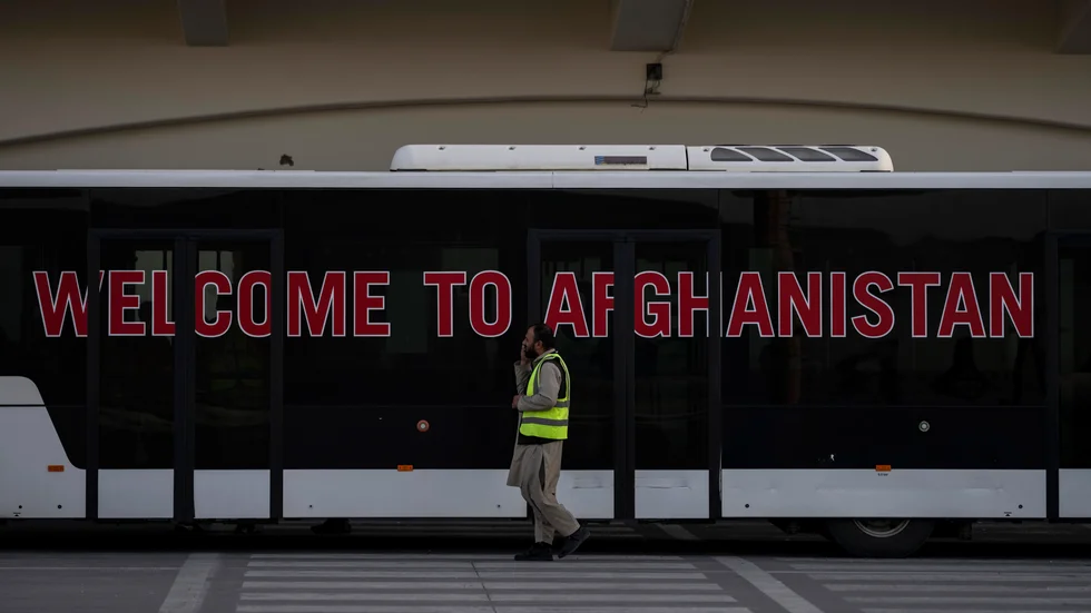 Det första internationella linjeflyget sedan talibanernas övertagande har landat i Kabul. Arkivbild.