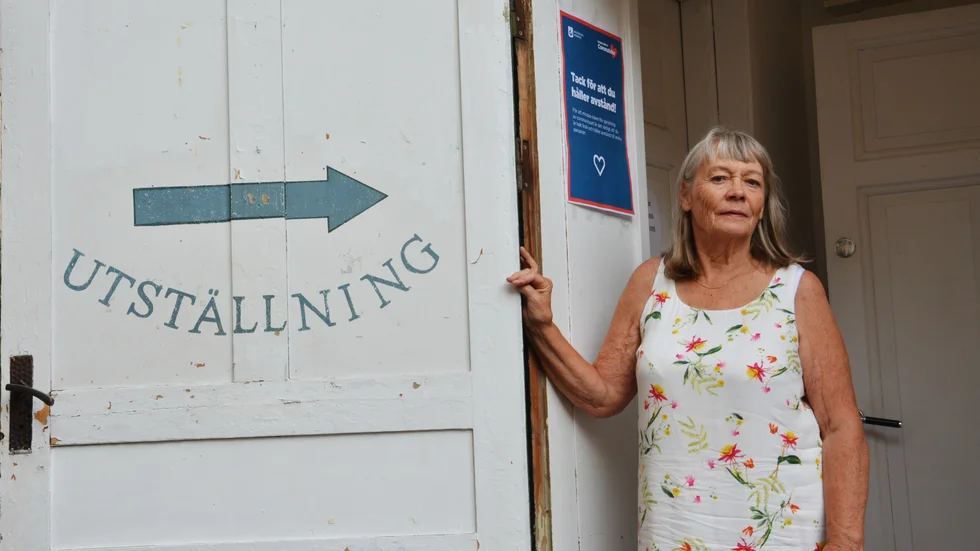 Eva Norström bjuder in till konstuställning i Wimmerströmska galleriet under Visveckan. 