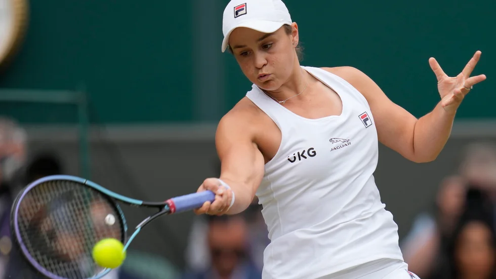 Ashleigh Barty är Wimbledon-mästare. Arkivbild.