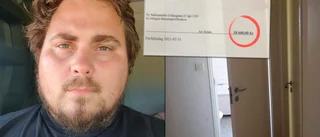 Prischocken – hyresvärden kräver Pontus på 18 600 kronor för trasig dörr: "Det är sjukt"