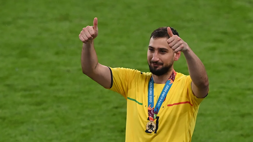Italienske målvakten Gianluigi Donnarumma blev turneringens spelare i EM.